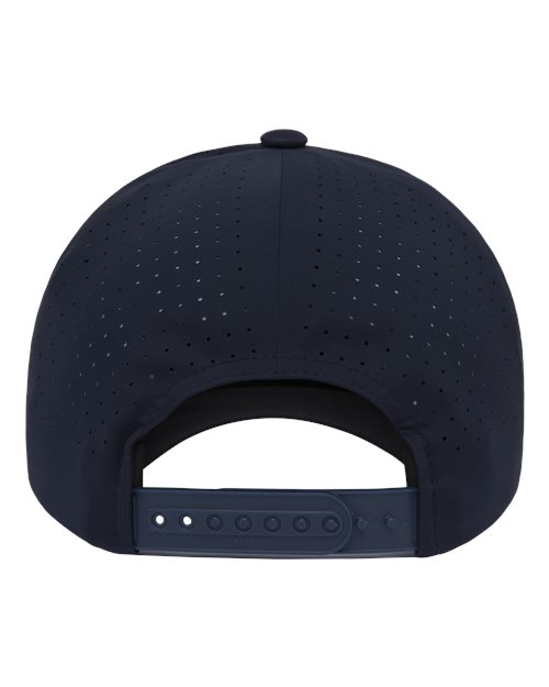 12 YP Delta Premium Dry Fit Snapback with Leather Patch