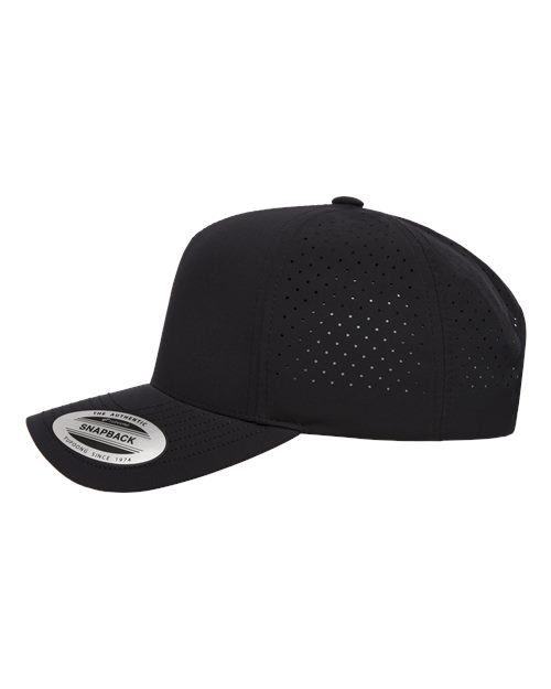12 YP 5 Panel Perforated Dry-Fit with Leather Patch