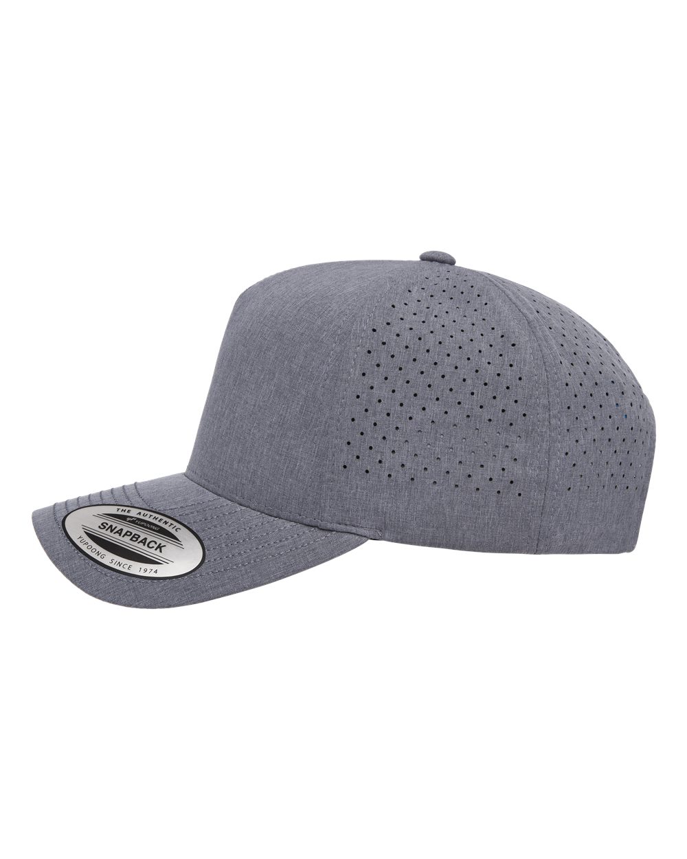 12 YP 5 Panel Perforated Dry-Fit with Leather Patch