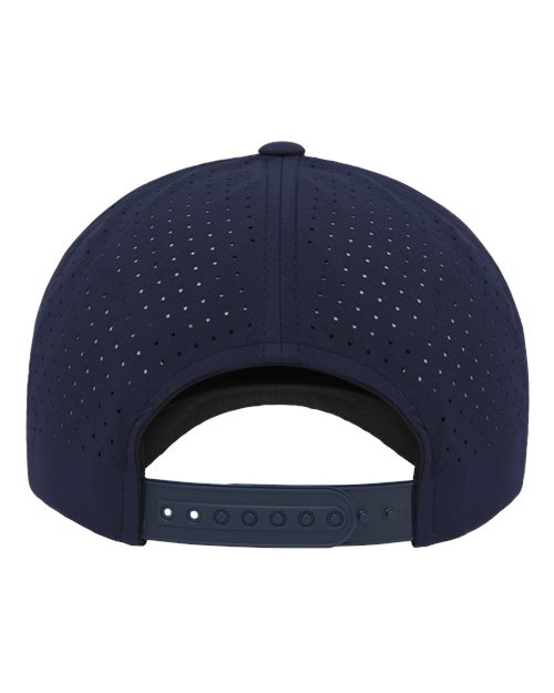 12 YP 5 Panel Perforated Dry-Fit with Leather Patch