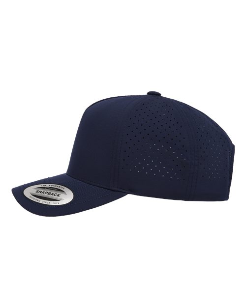 12 YP 5 Panel Perforated Dry-Fit with Leather Patch