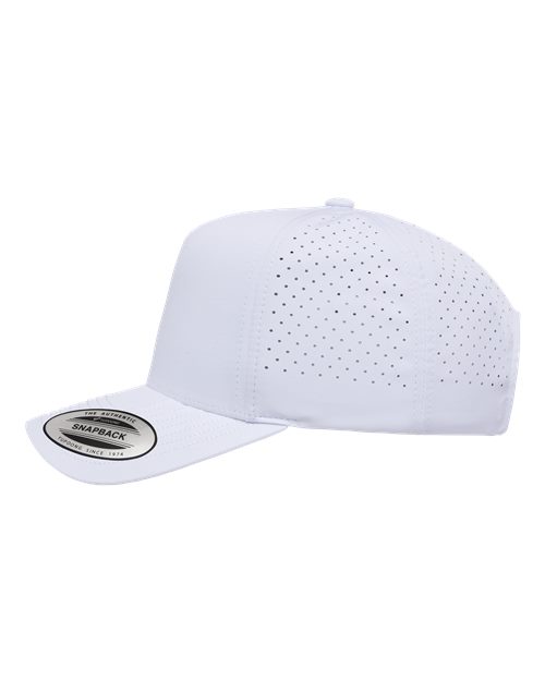 12 YP 5 Panel Perforated Dry-Fit with Leather Patch