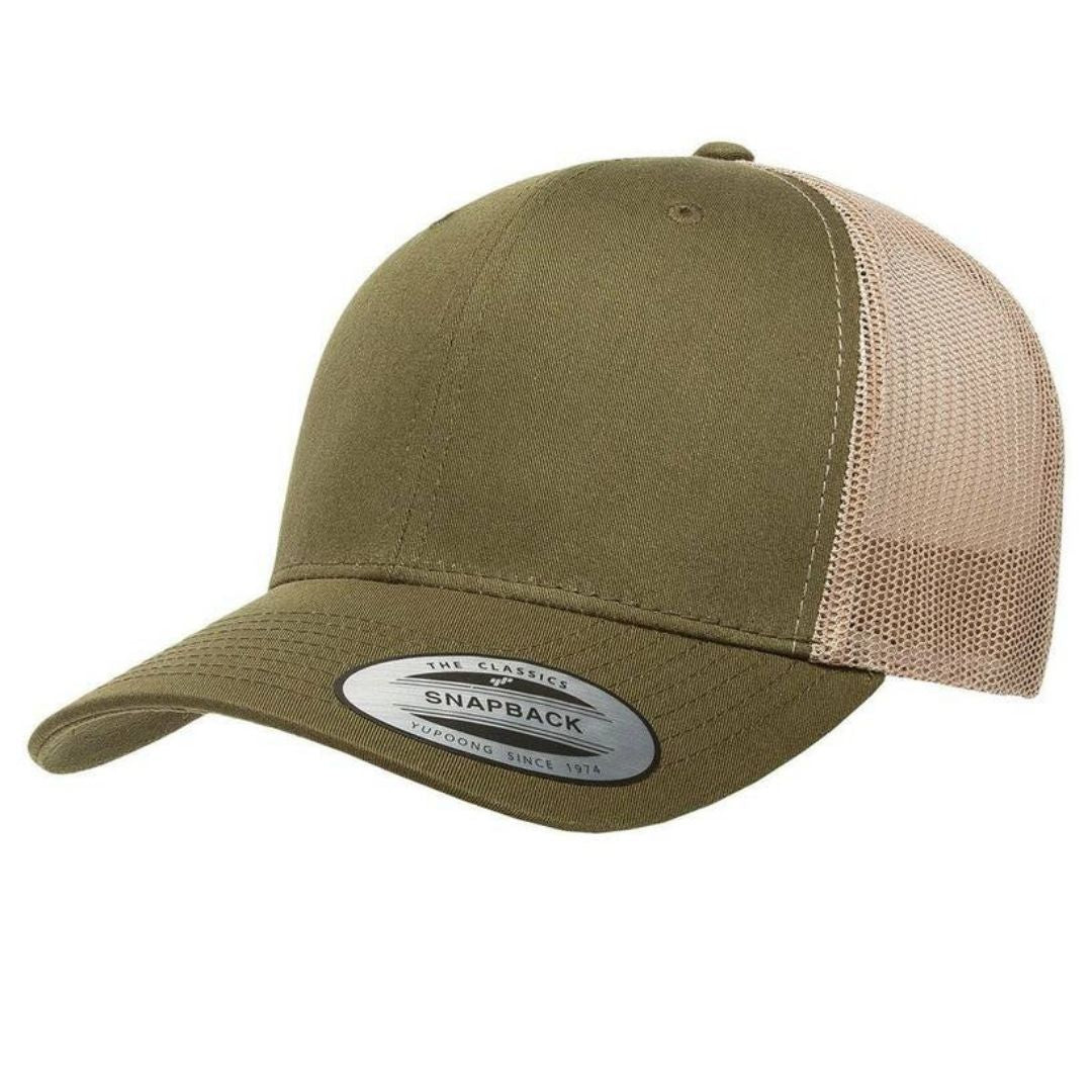 12 Yupoong Snapback with Acrylic Patch