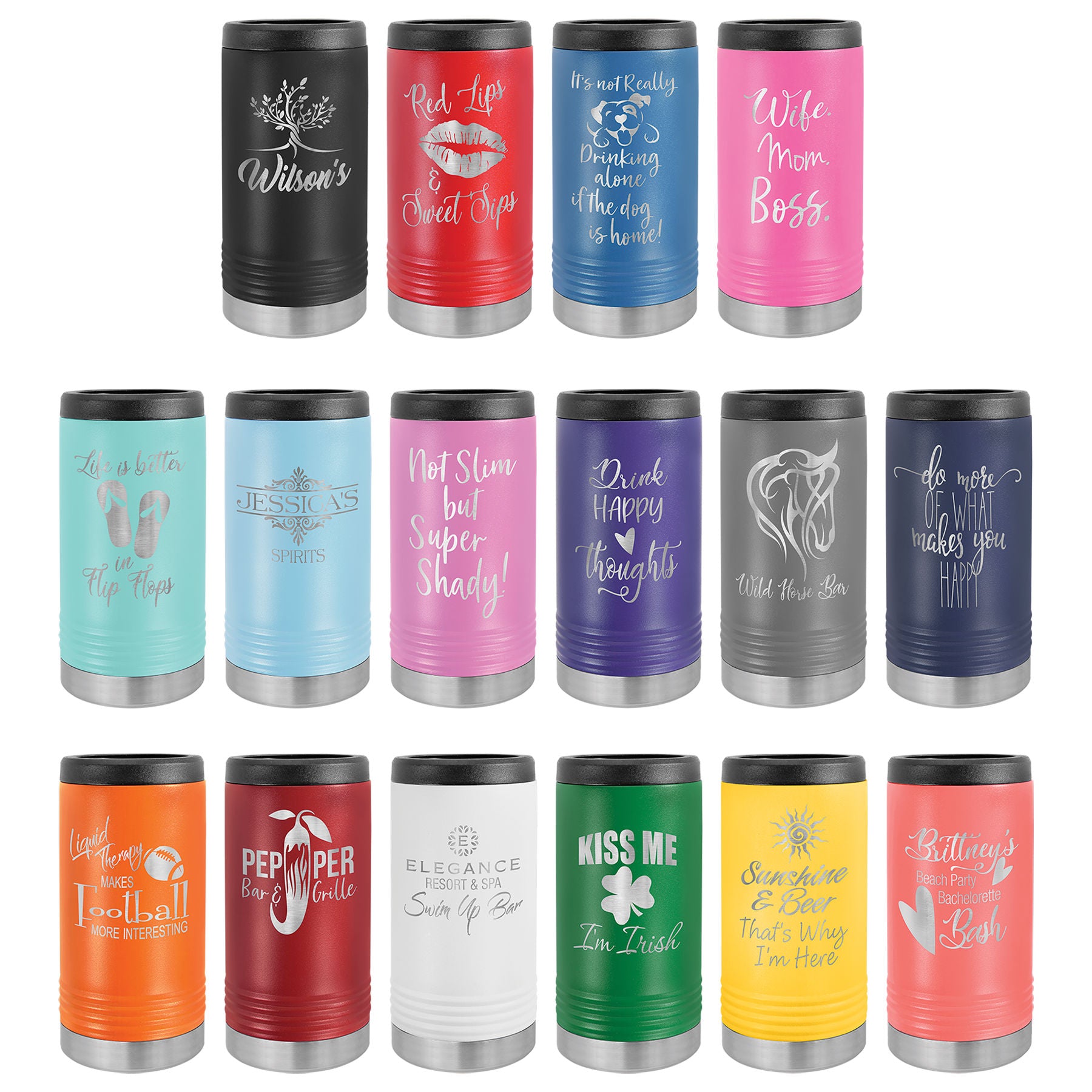(12) Insulated Beverage Holders (Slim Size)