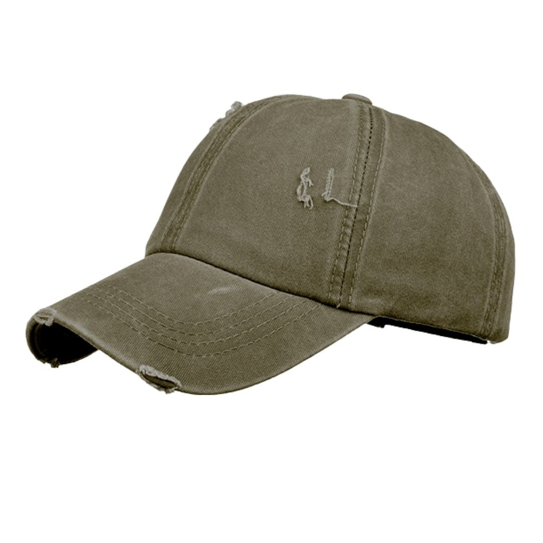 Ponytail Cap with Full Color Print