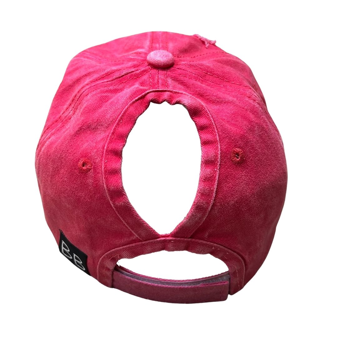 Ponytail Cap with Full Color Print