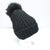 VIP Lined Pom Hat - Riveted Patch