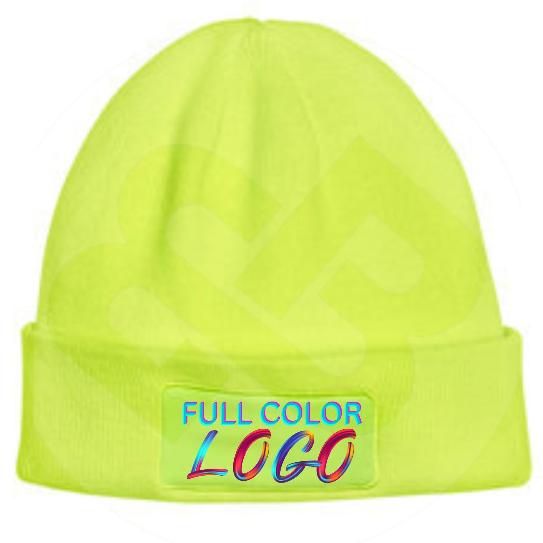12 Full Color Print Stocking Hats